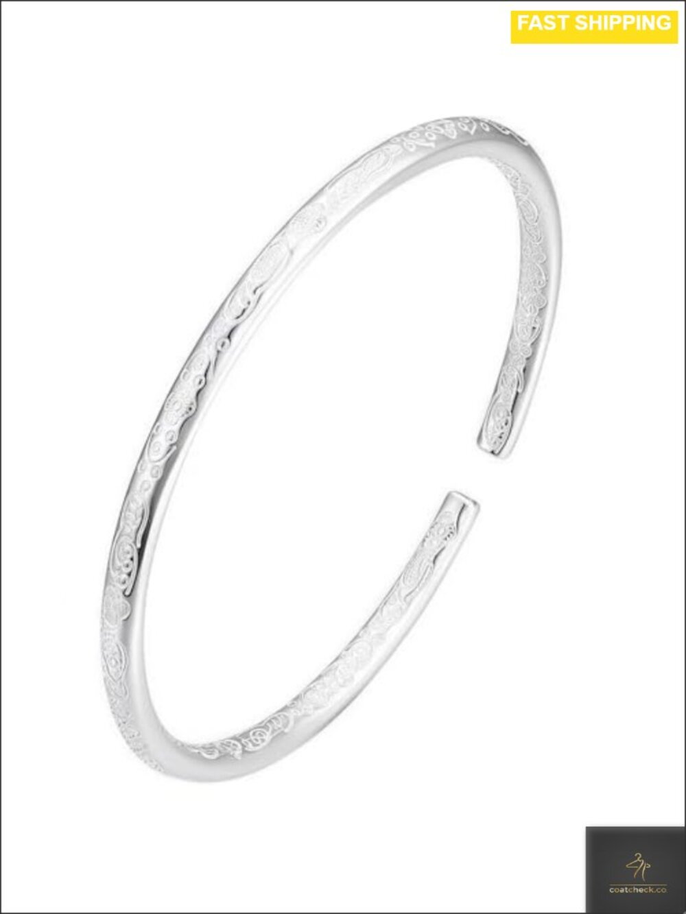 Italian Sterling Silver Stackable Cuff Bracelet for Women